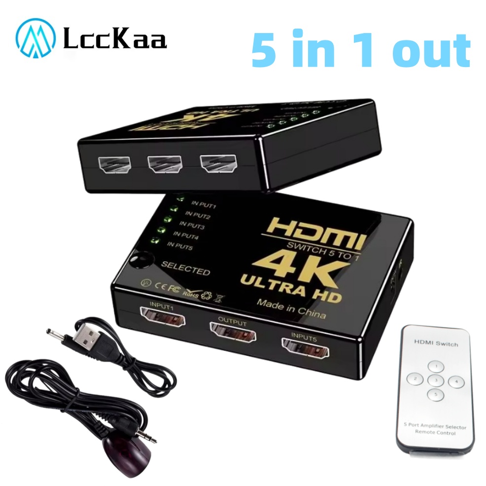 Esports Gaming Controller - 5x1 HDMI Switch HD 4K Video