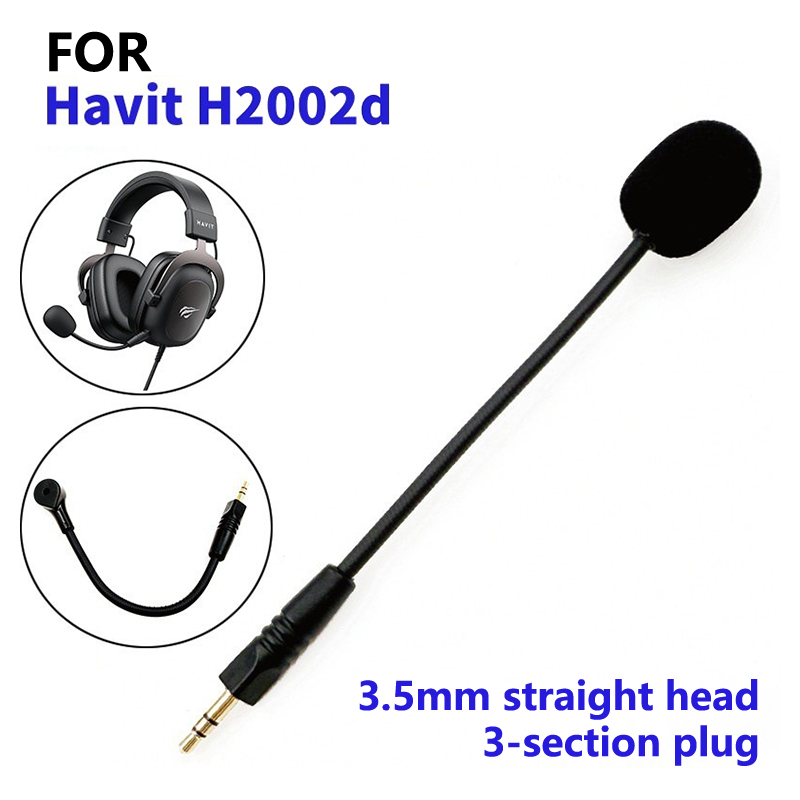 Esports Gaming Headset - เปลี่ยนไมโครโฟนขนาด 3.5 มม. สำหรับหูฟังเกมมิ่ง Havit H2002d