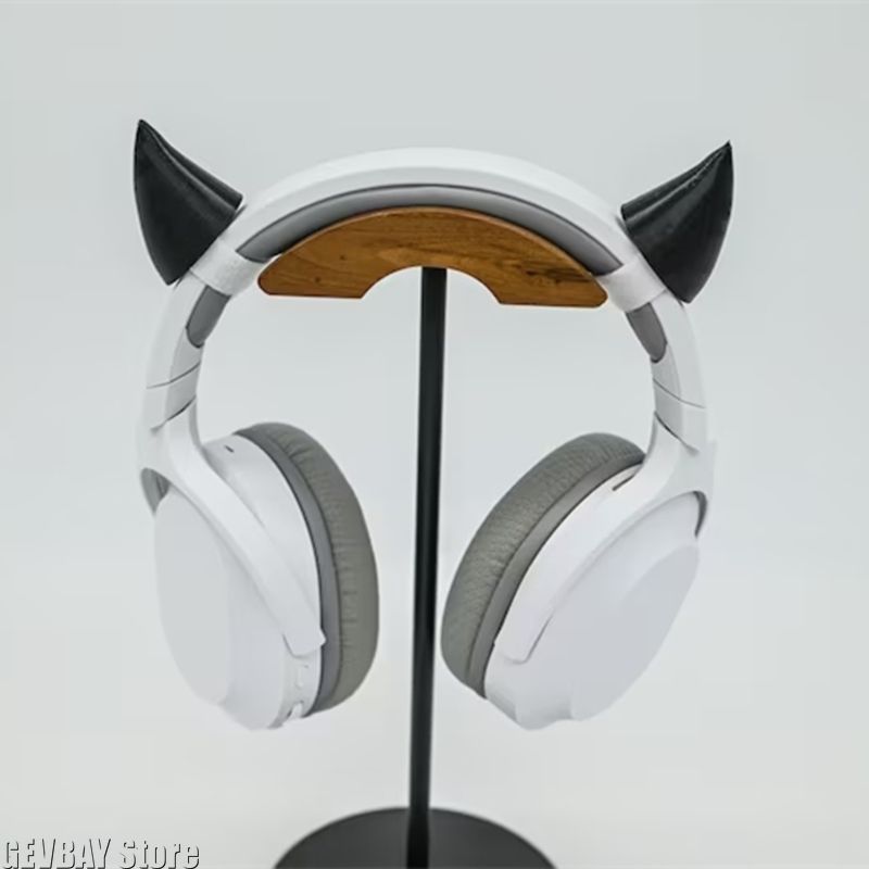 Esports Gaming Headphones - เขาปีศาจสำหรับชุดหูฟัง อุปกรณ์ประกอบฉากไลฟ์สด ซัคคิวบัส ซาตาน คอสเพลย์ แม่มด