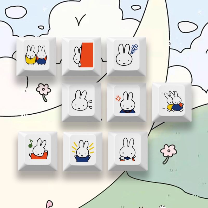 คีย์แคปการ์ตูนกระต่ายมิฟฟี่แบบ - Keyboard Tenkeyless บทวิจารณ์และราคา