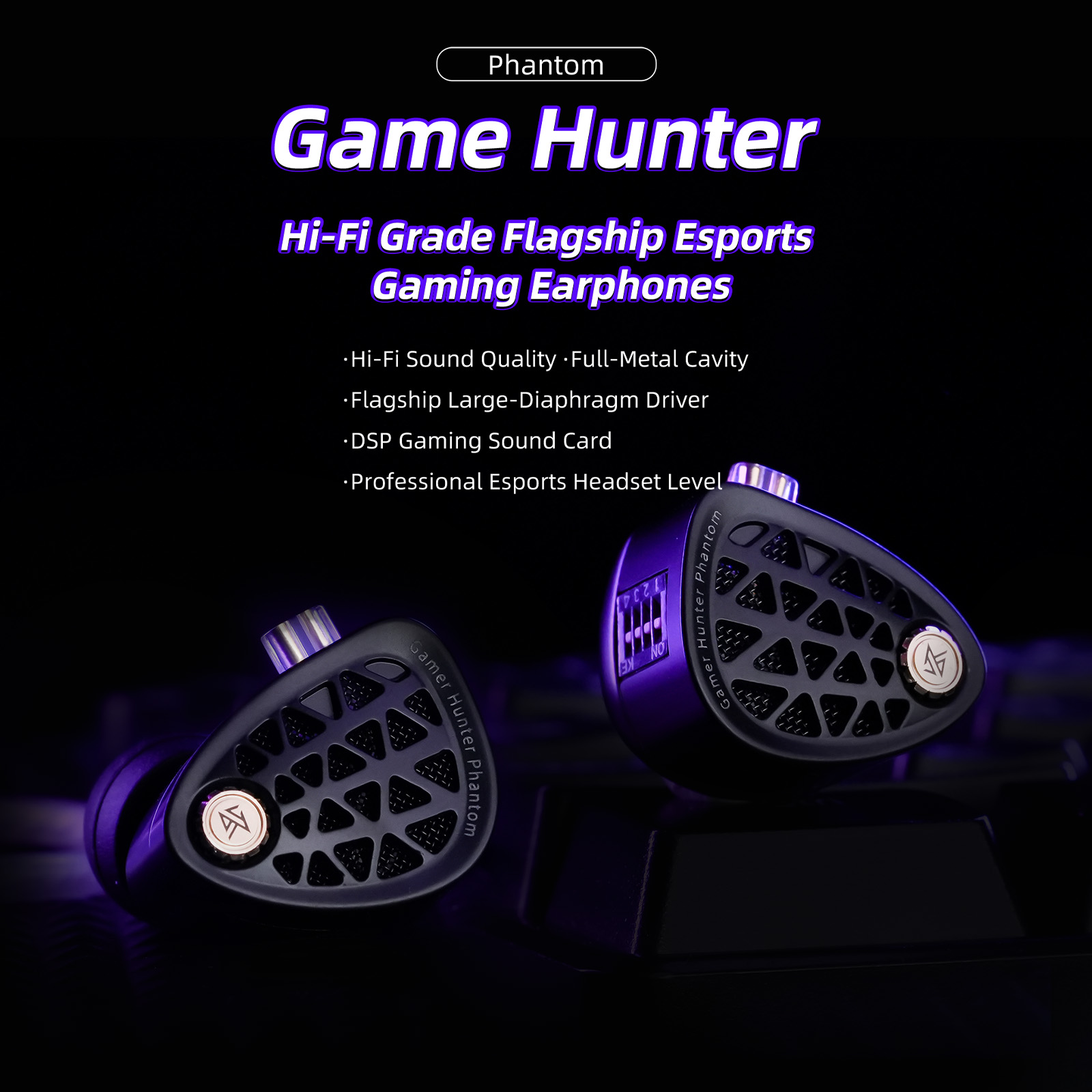 หูฟังเกมมิ่ง KZ Phantom HiFi ร - Esports Gaming Headphones บทวิจารณ์และราคา