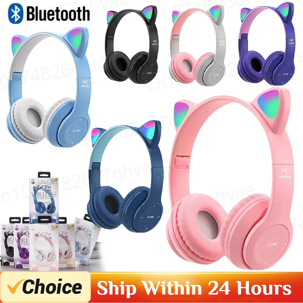 หูฟังบลูทูธไร้สาย P47M สำหรับเ - Esports Gaming Headphones บทวิจารณ์และราคา