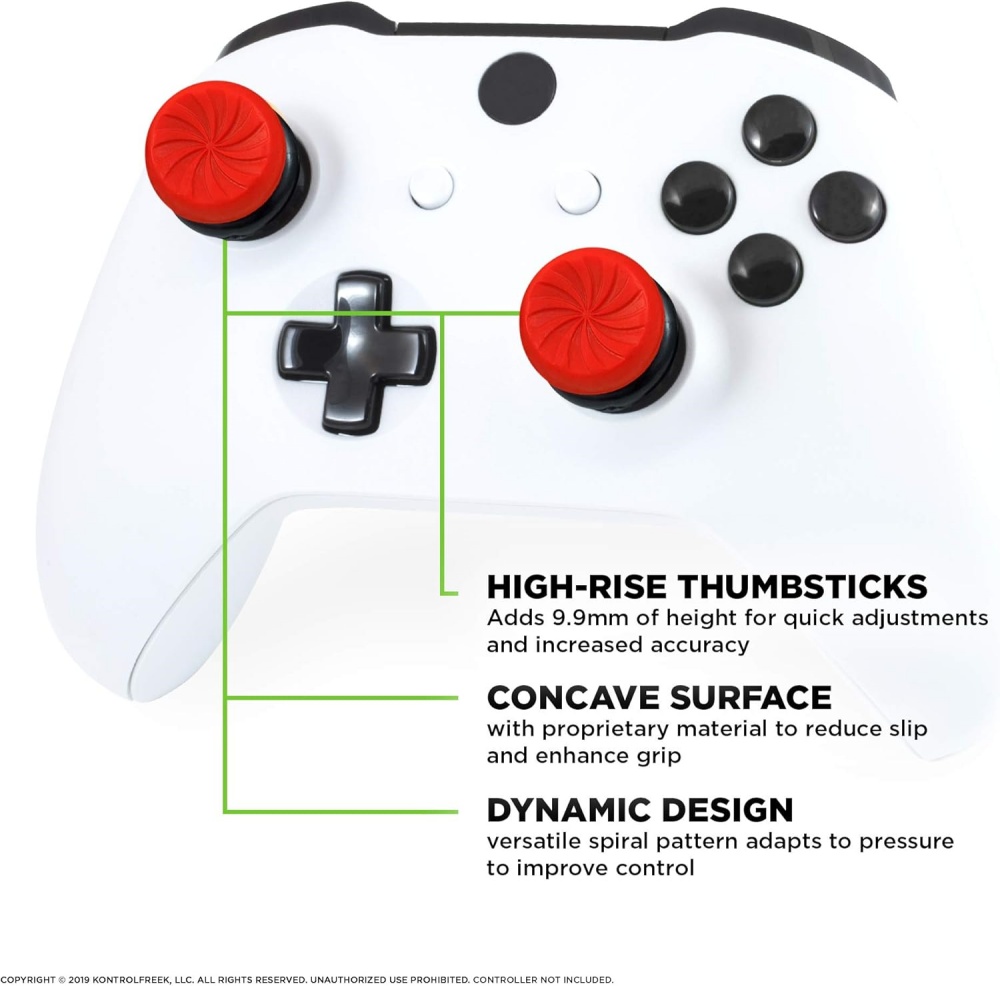 เพิ่มความสูงของจอยสติ๊กแบบอนาล - Esports Gaming Controller บทวิจารณ์และราคา