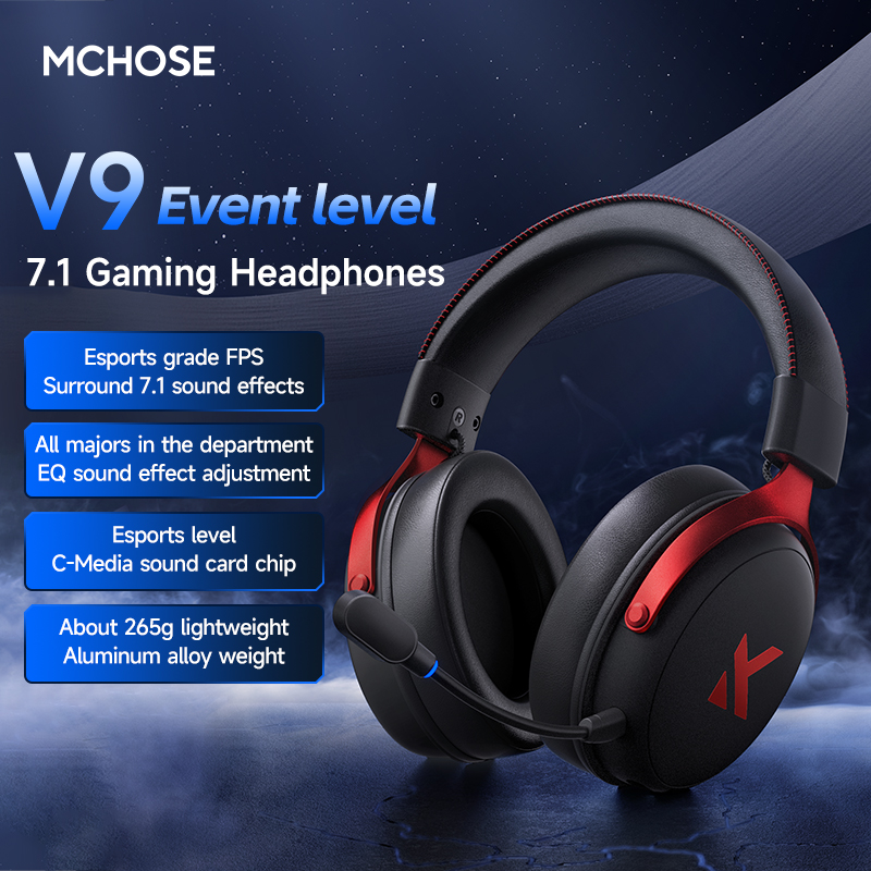 ชุดหูฟัง MCHOSE V9 Pro พร้อมไม - Esports Gaming Headphones บทวิจารณ์และราคา