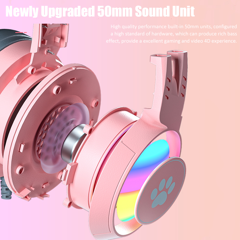 ชุดหูฟังสำหรับเด็กผู้หญิงสีชมพ - Esports Gaming Headphones บทวิจารณ์และราคา